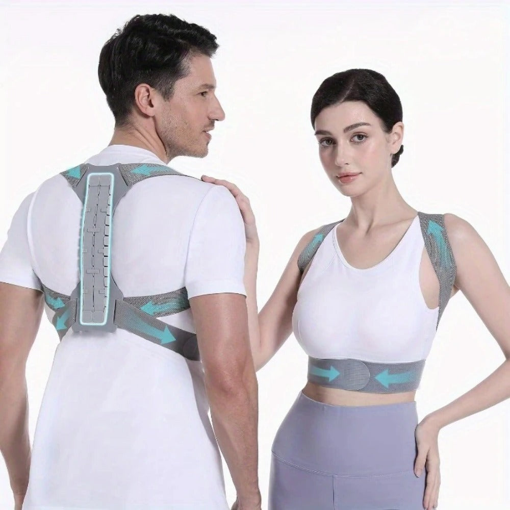 Posture Corrector for Men & Women – Adjustable Back Brace