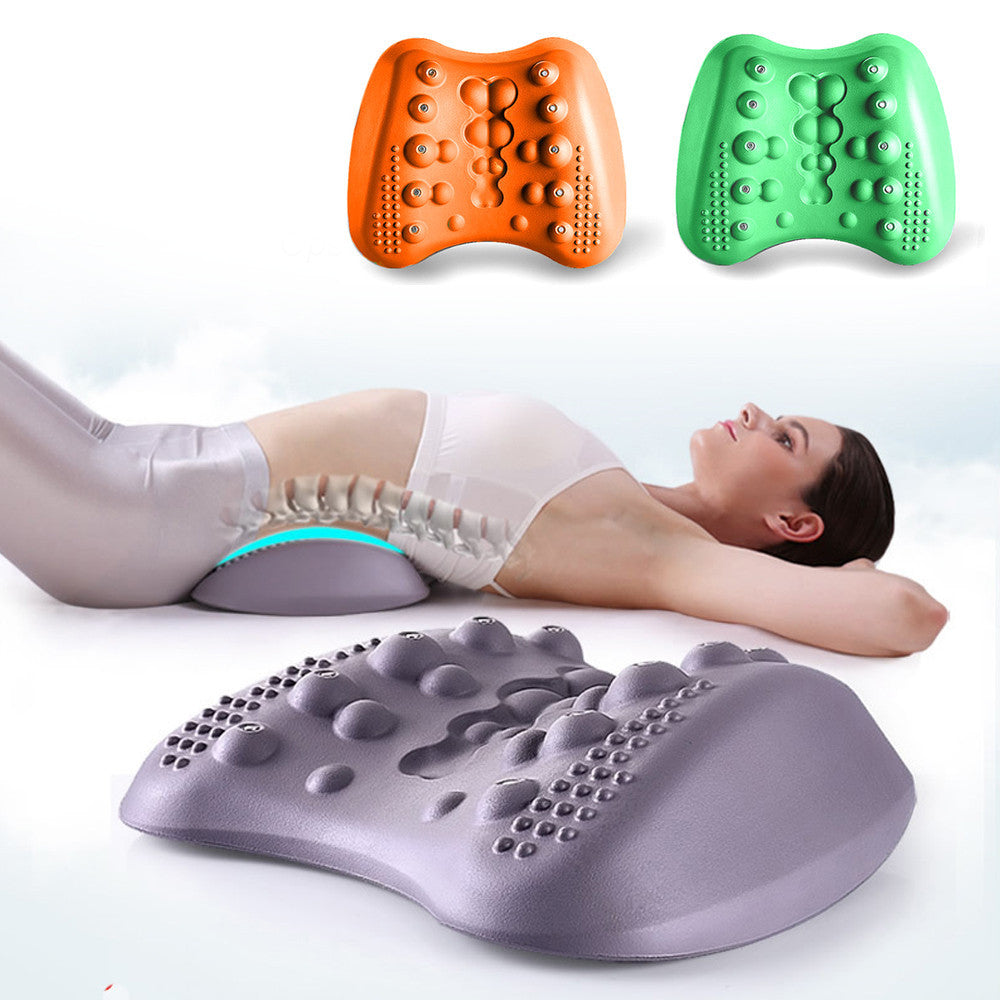 OrthoRelief 3-in-1 Lumbar Stretcher & Back Massager for Chronic Pain