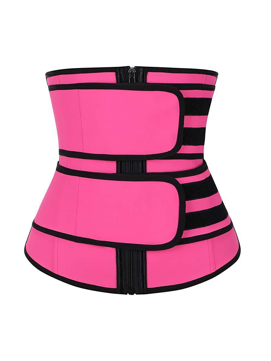 Double Compression, Waist Trainer, Cincher, Steel Bones