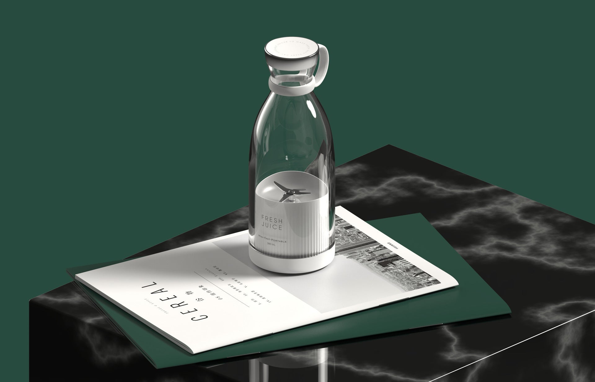 Portable Blender - 350ml USB Rechargeable Personal Smoothie Maker