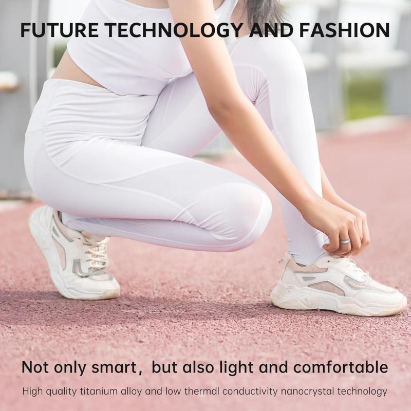 Smart Ring Fitness Tracker - Heart Rate & Sleep Monitor 2025