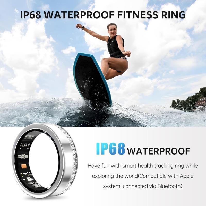 Smart Ring Fitness Tracker - Heart Rate & Sleep Monitor 2025