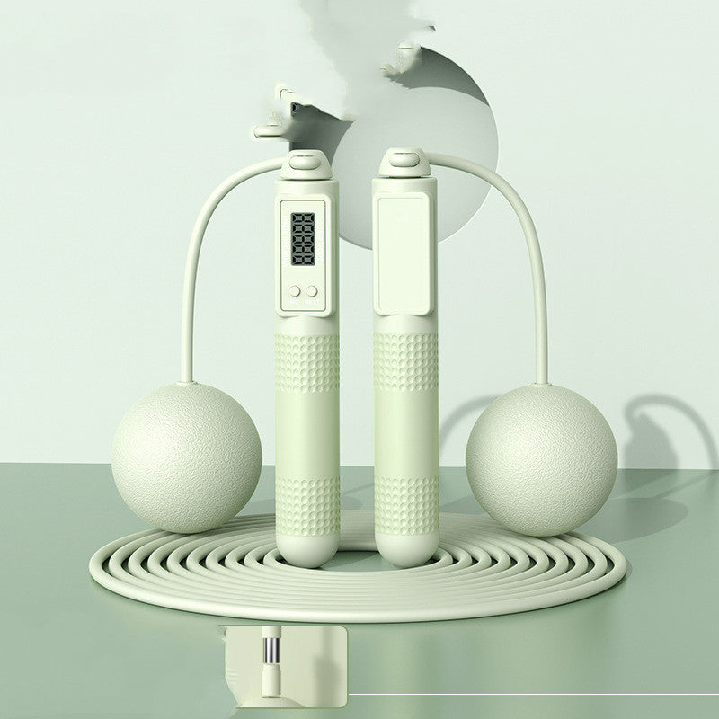 Smart Jump Rope with Counter - Cordless & Wired 2-in-1 Fitness Rope