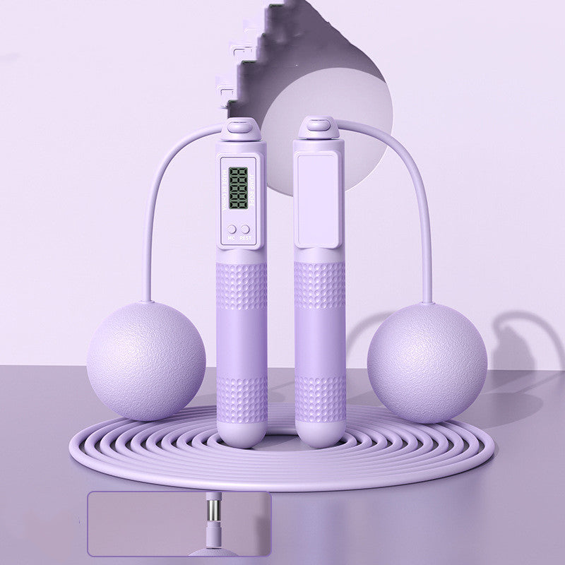 Smart Jump Rope with Counter - Cordless & Wired 2-in-1 Fitness Rope