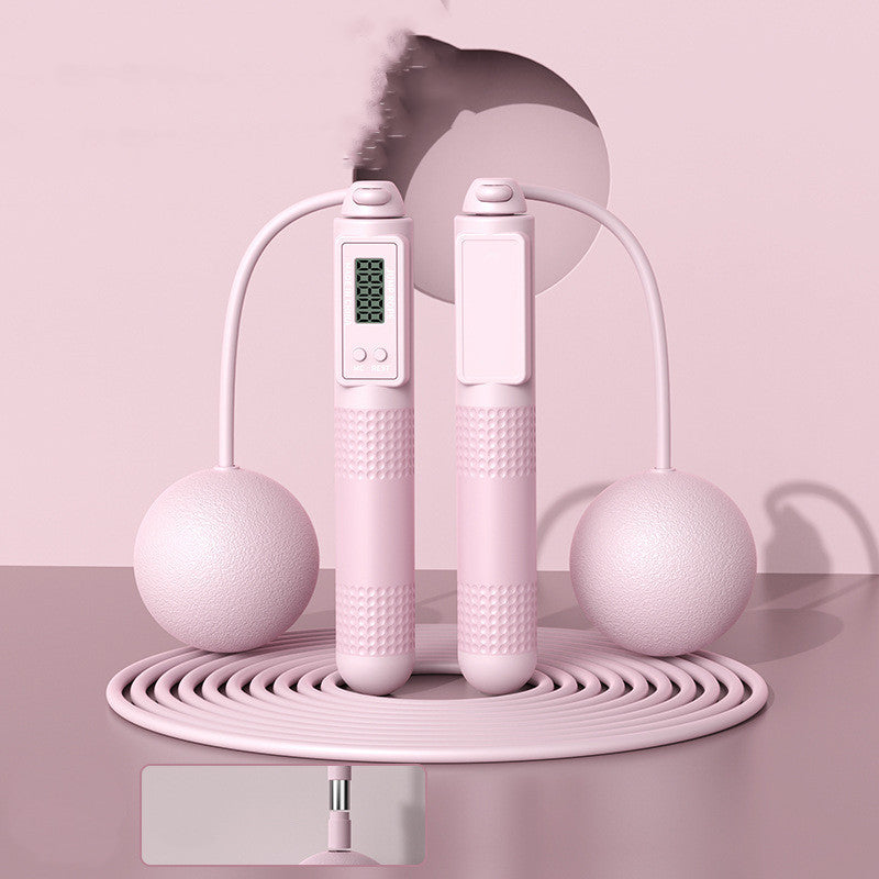 Smart Jump Rope with Counter - Cordless & Wired 2-in-1 Fitness Rope