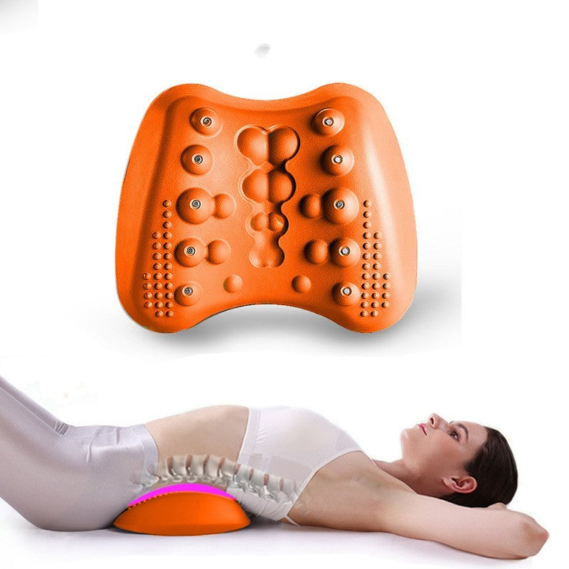 OrthoRelief 3-in-1 Lumbar Stretcher & Back Massager for Chronic Pain