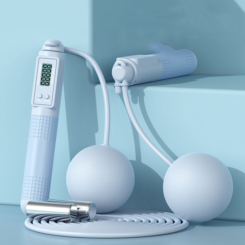 Smart Jump Rope with Counter - Cordless & Wired 2-in-1 Fitness Rope