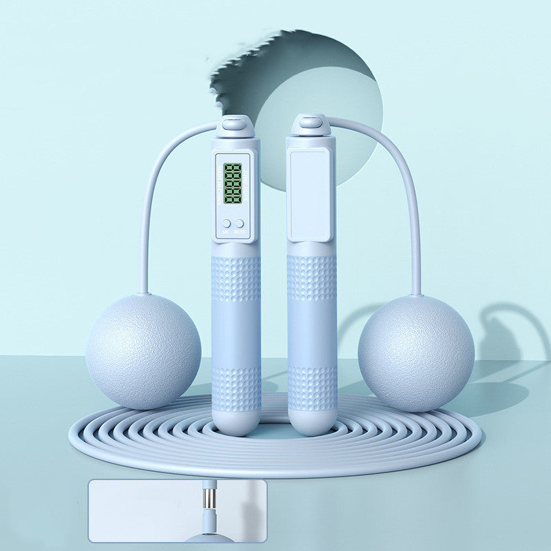 Smart Jump Rope with Counter - Cordless & Wired 2-in-1 Fitness Rope