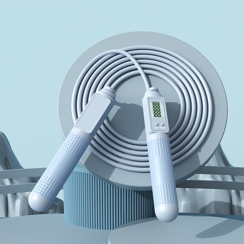 Smart Jump Rope with Counter - Cordless & Wired 2-in-1 Fitness Rope