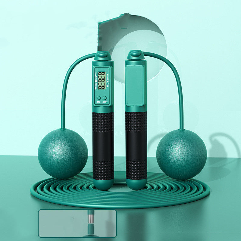 Smart Jump Rope with Counter - Cordless & Wired 2-in-1 Fitness Rope