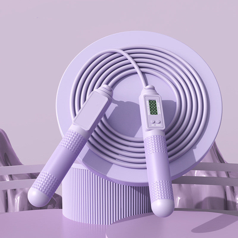 Smart Jump Rope with Counter - Cordless & Wired 2-in-1 Fitness Rope