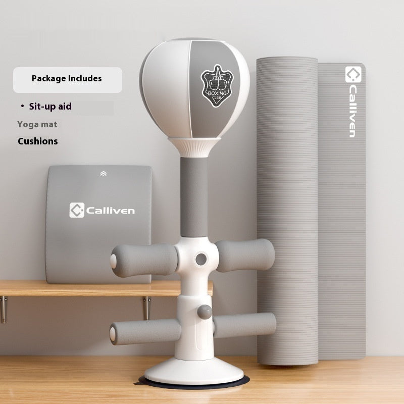 Detail shot showing the adjustable height feature of the speed reaction target pole for customized fitness.