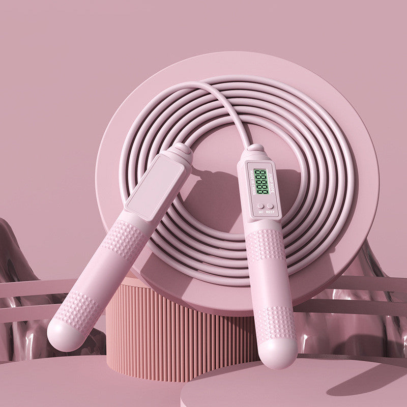 Smart Jump Rope with Counter - Cordless & Wired 2-in-1 Fitness Rope