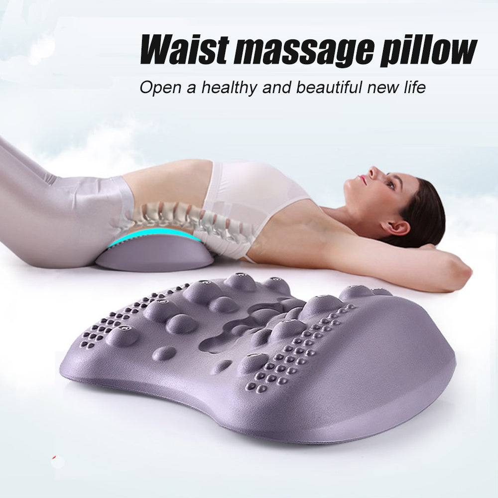 OrthoRelief 3-in-1 Lumbar Stretcher & Back Massager for Chronic Pain