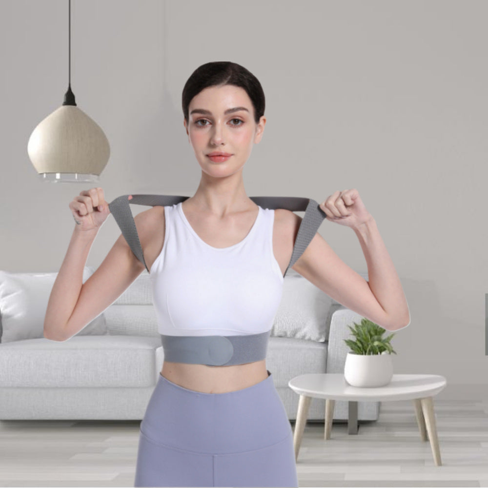 Posture Corrector for Men & Women – Adjustable Back Brace