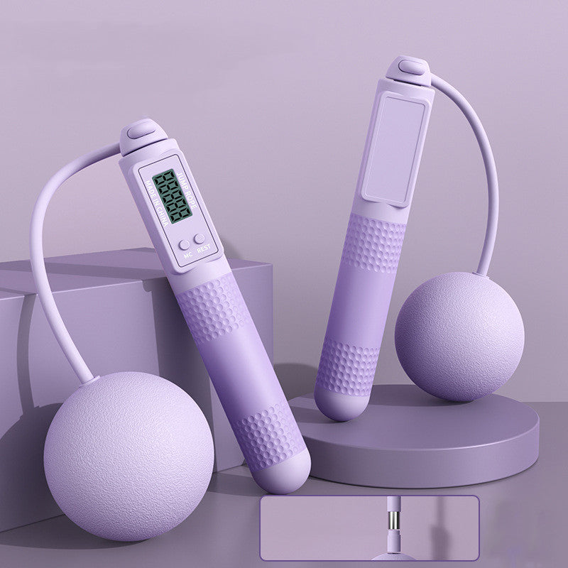 Smart Jump Rope with Counter - Cordless & Wired 2-in-1 Fitness Rope