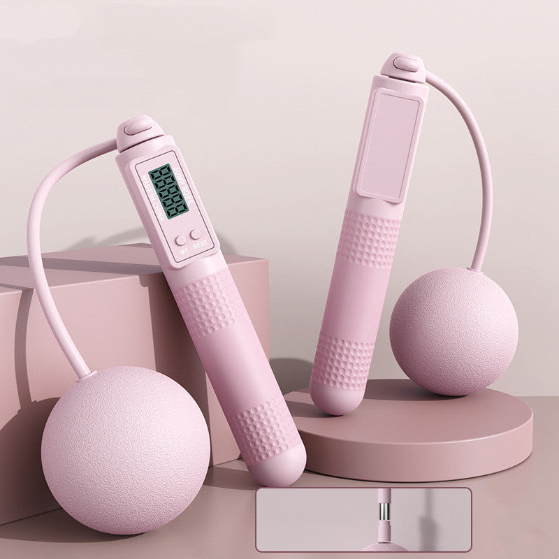 Smart Jump Rope with Counter - Cordless & Wired 2-in-1 Fitness Rope