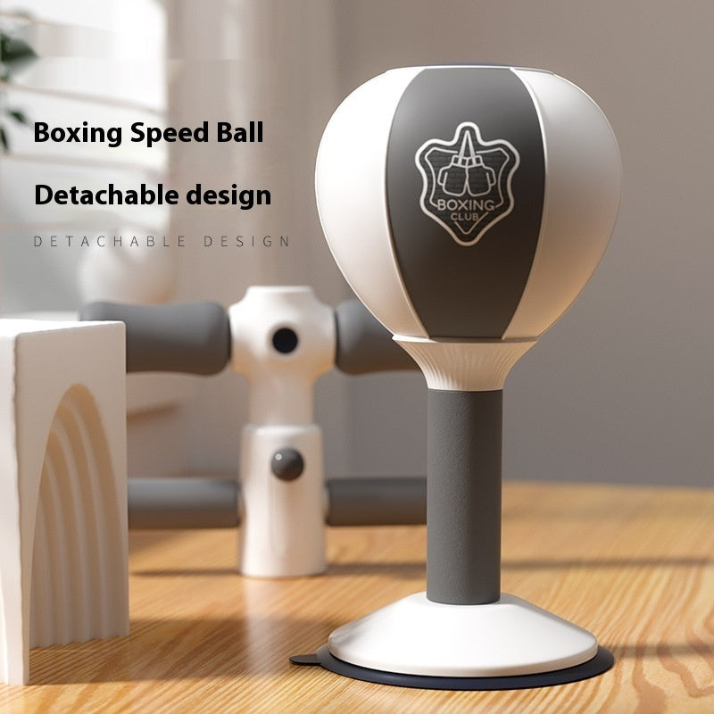 Secure suction cup base of the standing punching bag, guaranteeing stability for intense boxing drills